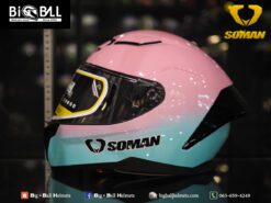 Alternative view of SOMAN SM973 TWO TONE BLUE PINK