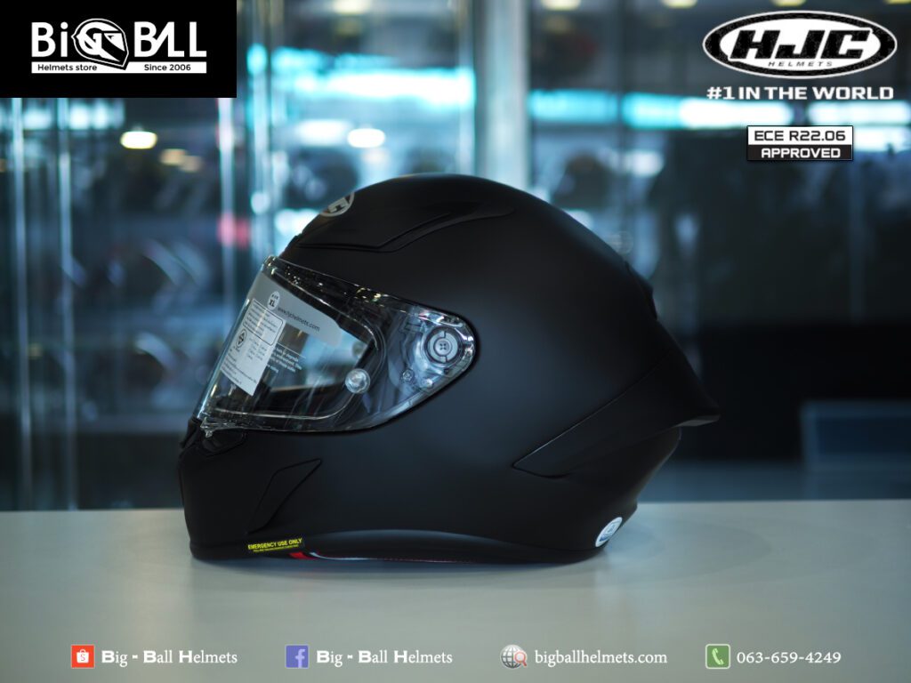 HJC RPHA 1 MATT BLACK – Big-Ball Helmets