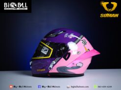 Alternative view of SOMAN SM F2 SHINNING PINK PURPLE RACING