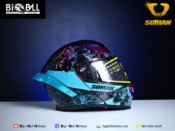 SOMAN SM F2 SHINNING BLACK BLUE PINK LILLY
