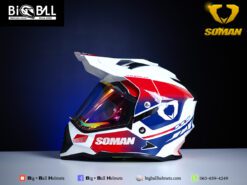 Alternative view of SOMAN M10 WHITE RED BLUE FUSION